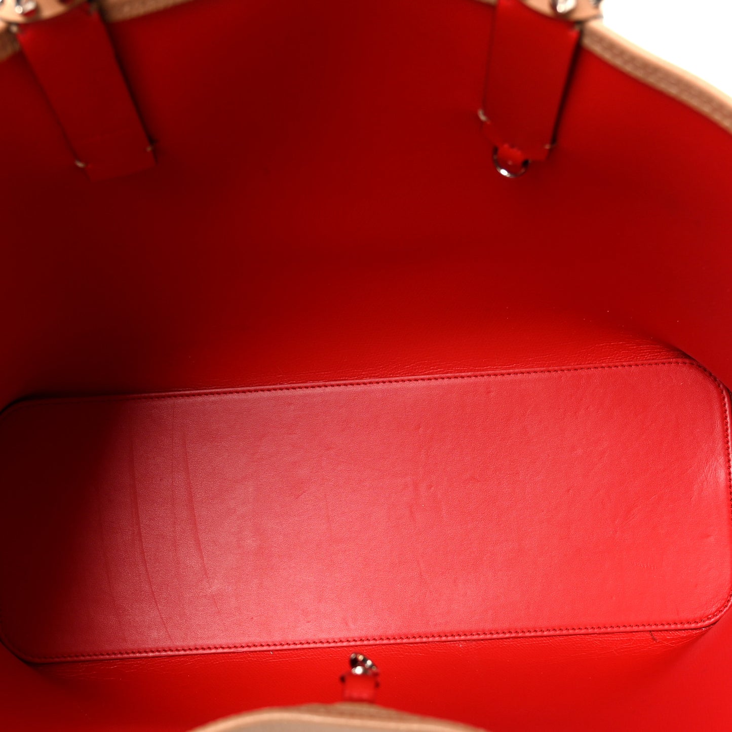 Calfskin Spikes East West Cabata Tote Nude