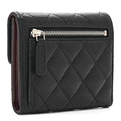 Chanel Caviar Quilted Compact Flap Wallet Black 3 of 11
