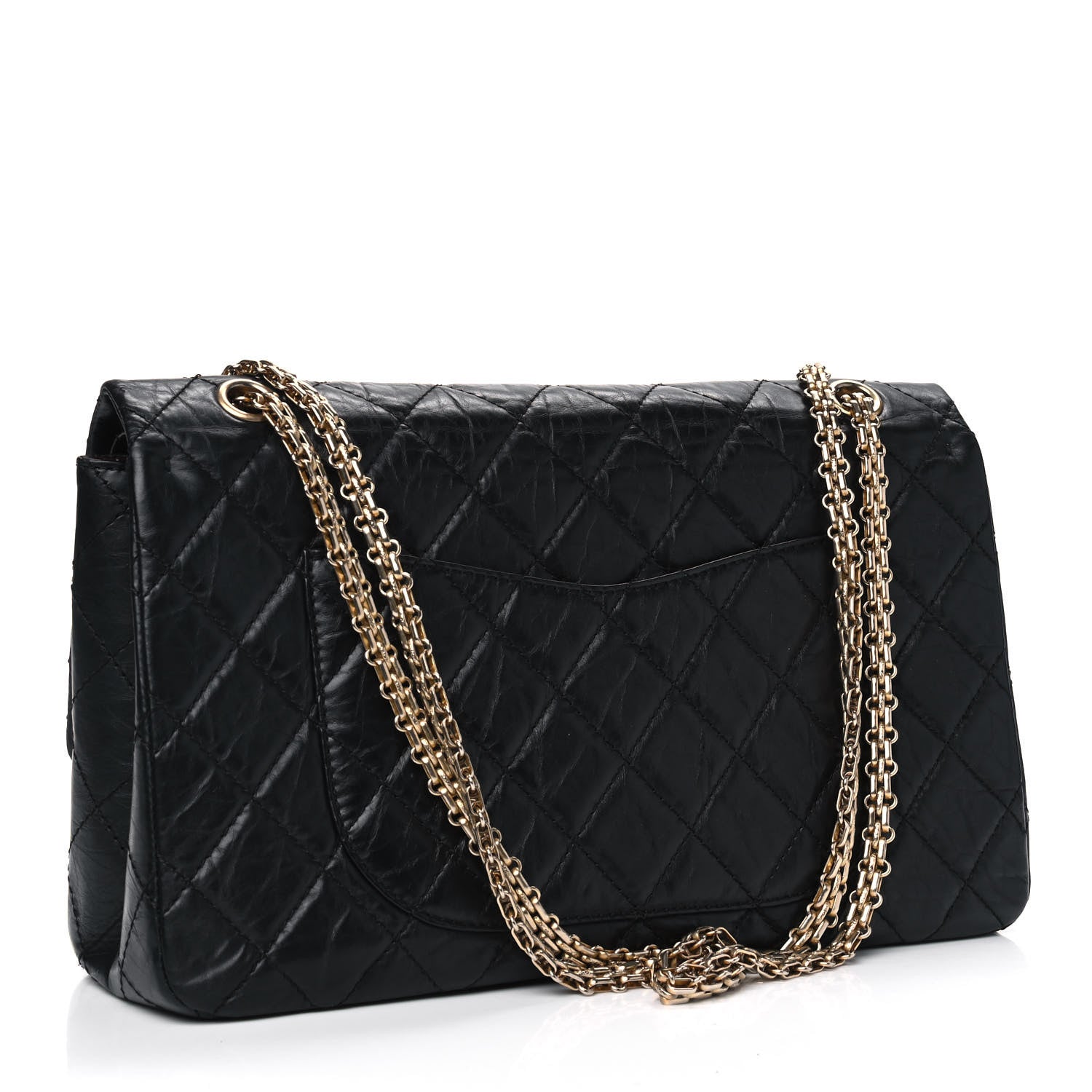 Chanel Aged Calfskin Quilted 2.55 Reissue 227 Flap Black 2 of 5