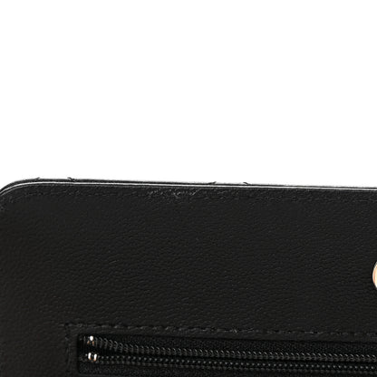 Chanel Goatskin Quilted Quilted Like A Wallet Wallet On Chain WOC Black 14 of 17