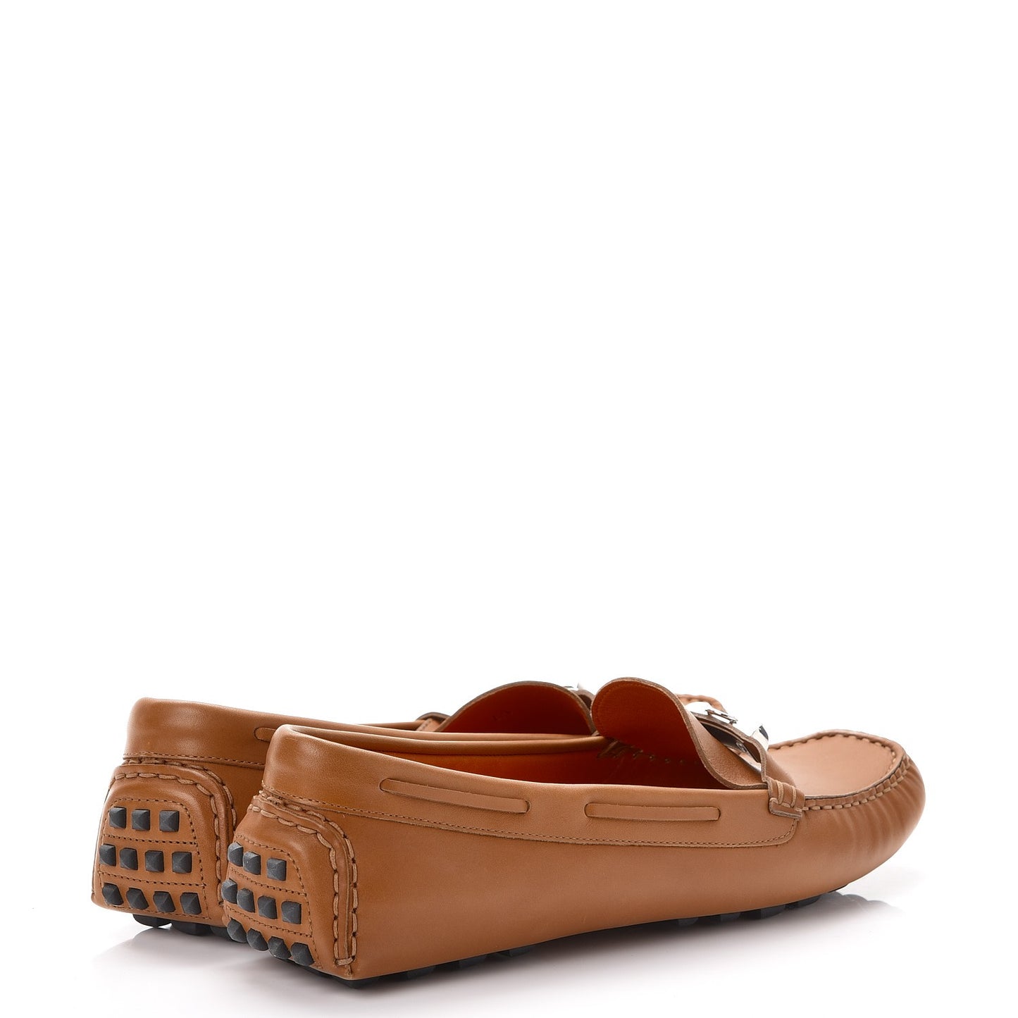 Mens Box Irving Driving Moccasin Loafers 41 Natural