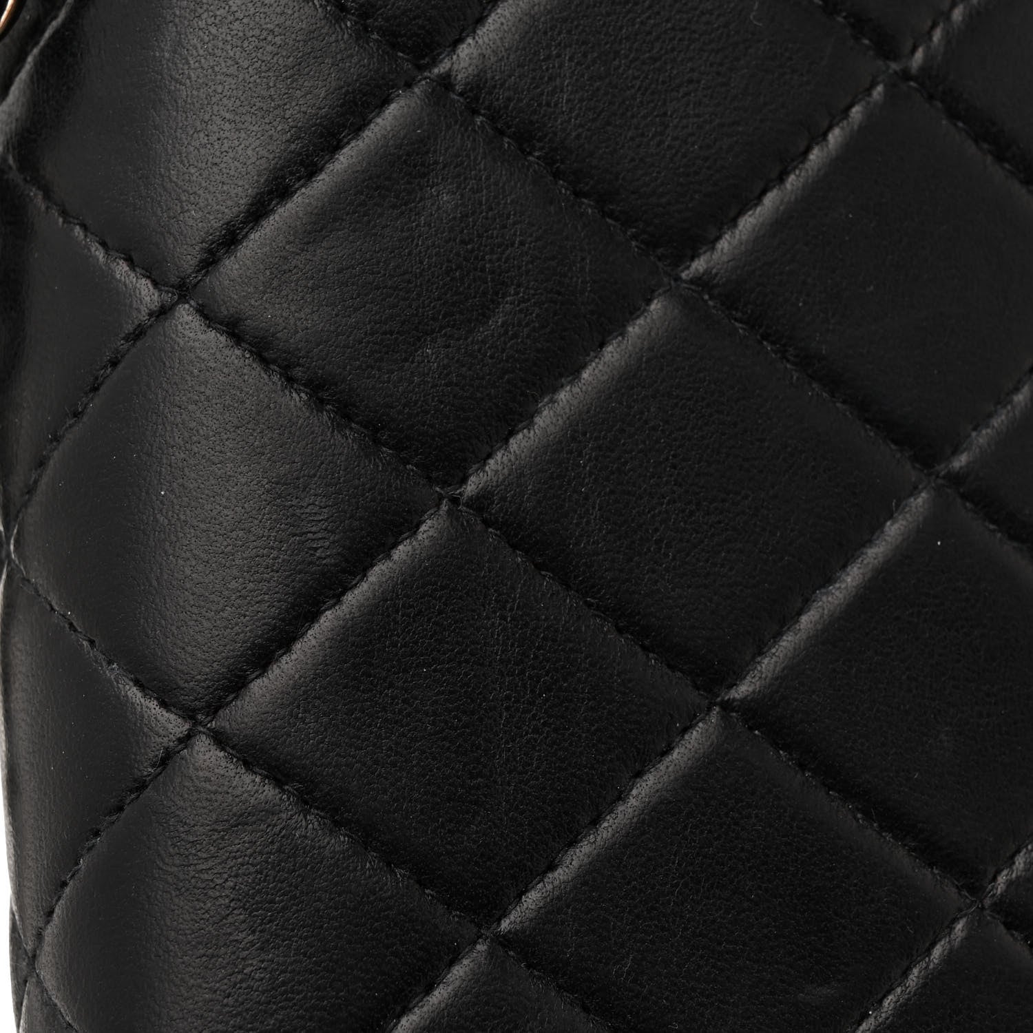 Chanel Lambskin Quilted Medium Double Flap Black 13 of 13