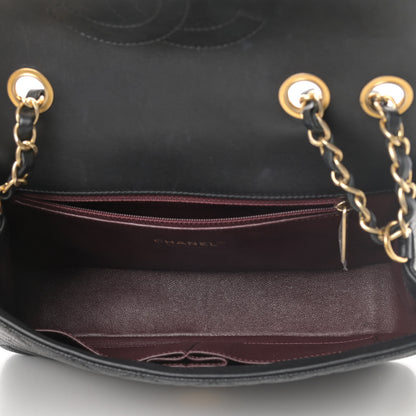 Chanel Caviar Quilted Medium CC Filigree Flap Black 4 of 5