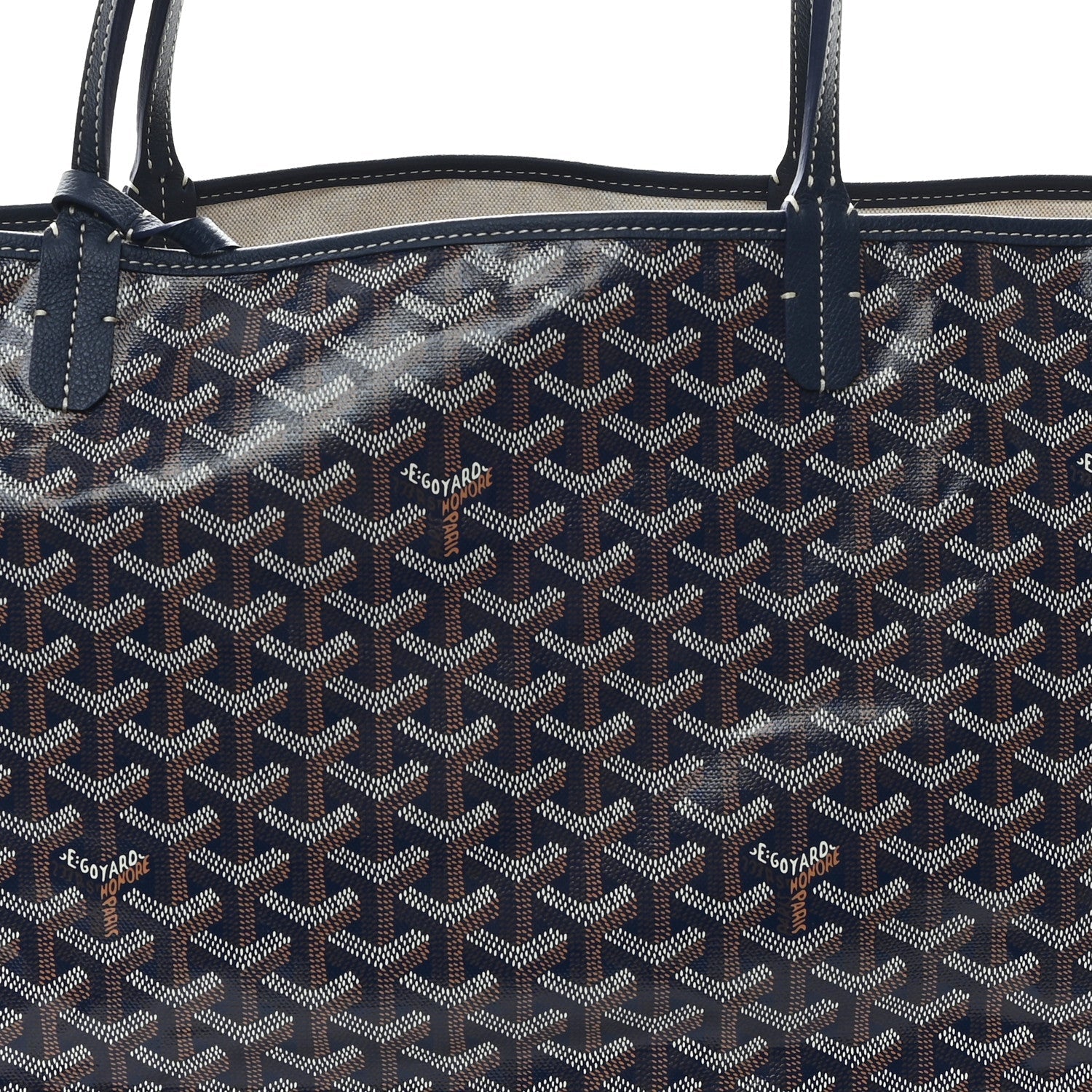 Goyard Goyardine Saint Louis GM Navy 7 of 9