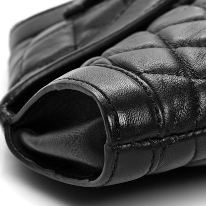 Alexander McQueen Lambskin Quilted De Manta Clutch 9 of 10