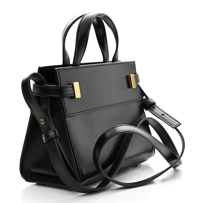 Saint Laurent Smooth Calfskin Manhattan Nano Shopper Tote Black 3 of 14