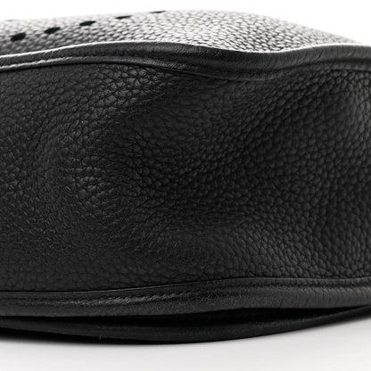 Hermes Taurillon Clemence Evelyne III GM Black 10 of 11