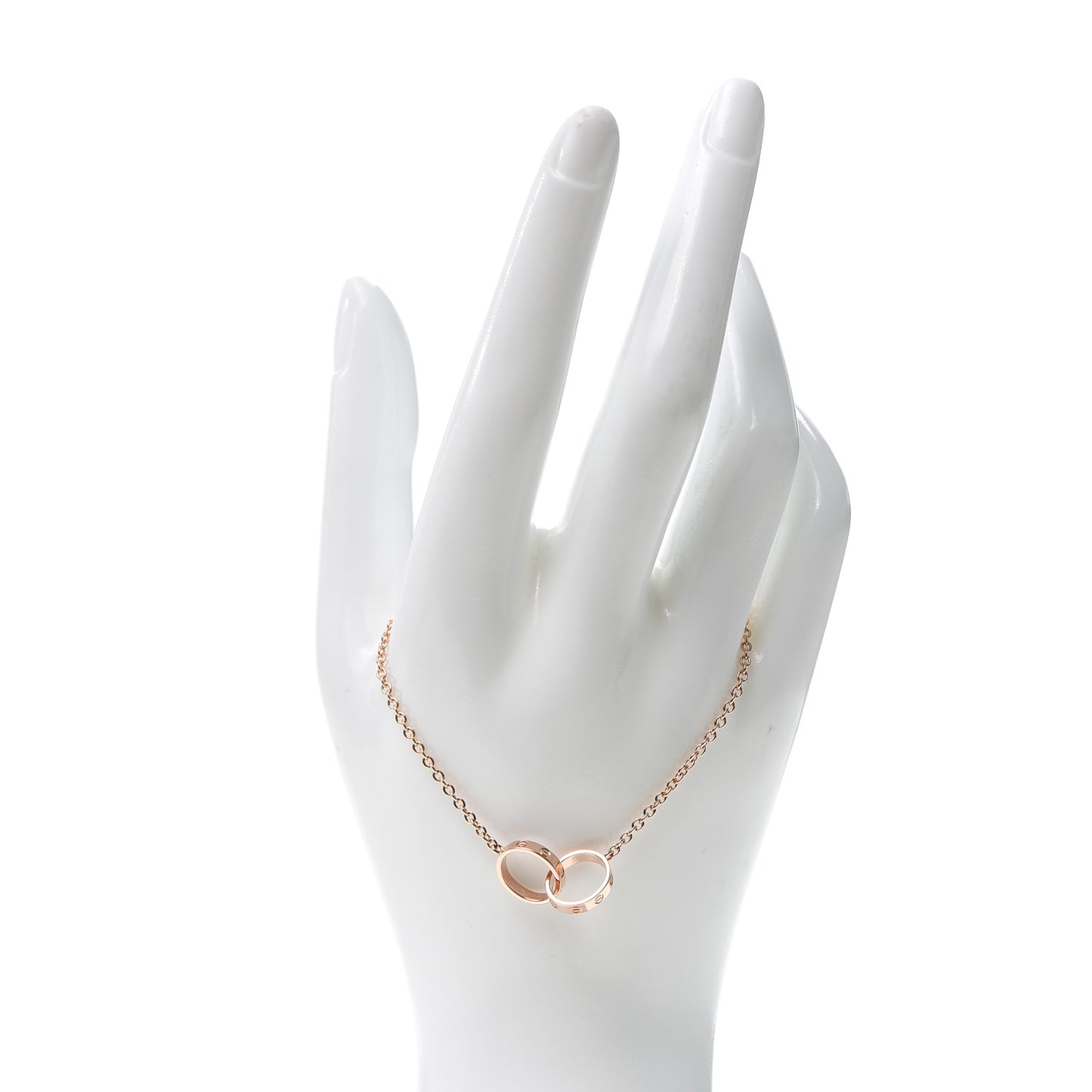 18K Pink Gold Interlocking LOVE Bracelet