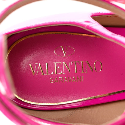 Valentino Garavani Patent Tan-Go Mary Jane 60mm Pumps 36 Pink PP 8 of 9