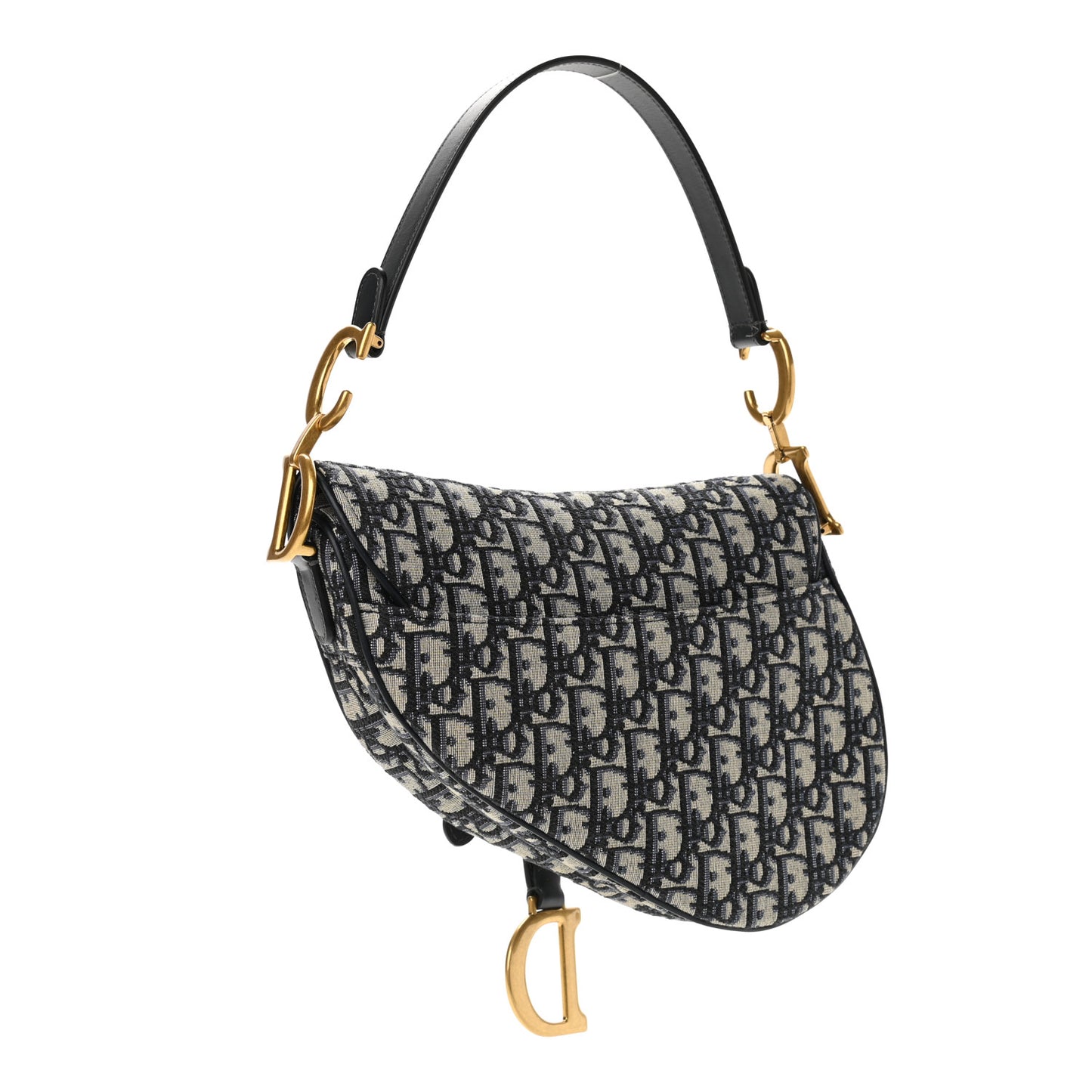 Oblique Saddle Bag Blue