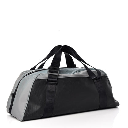 Chanel Nylon Sport Logo Duffel Black Blue 3 of 16