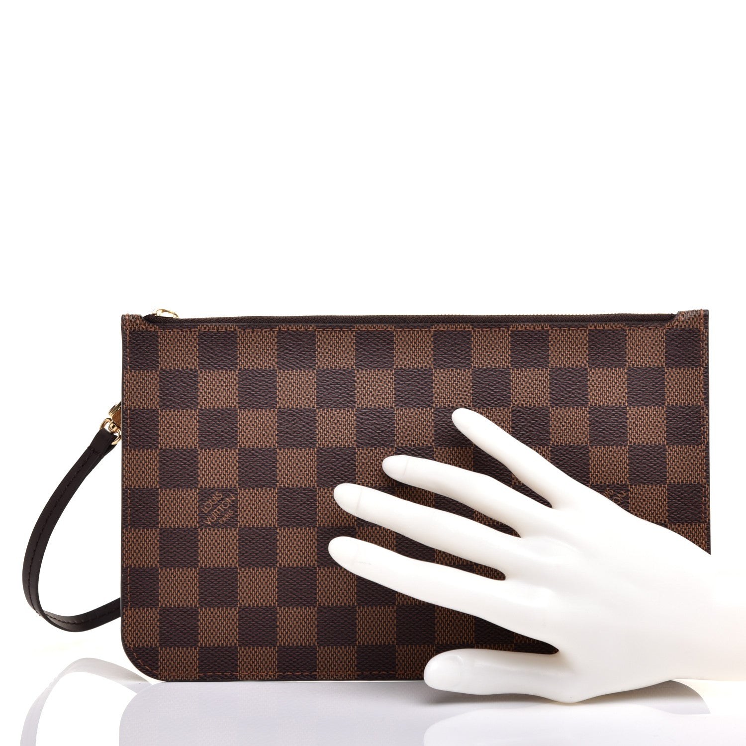 Louis Vuitton Damier Ebene Neverfull MM GM Pochette 2 of 7