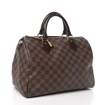 Louis Vuitton Damier Ebene Speedy 30 2 of 11