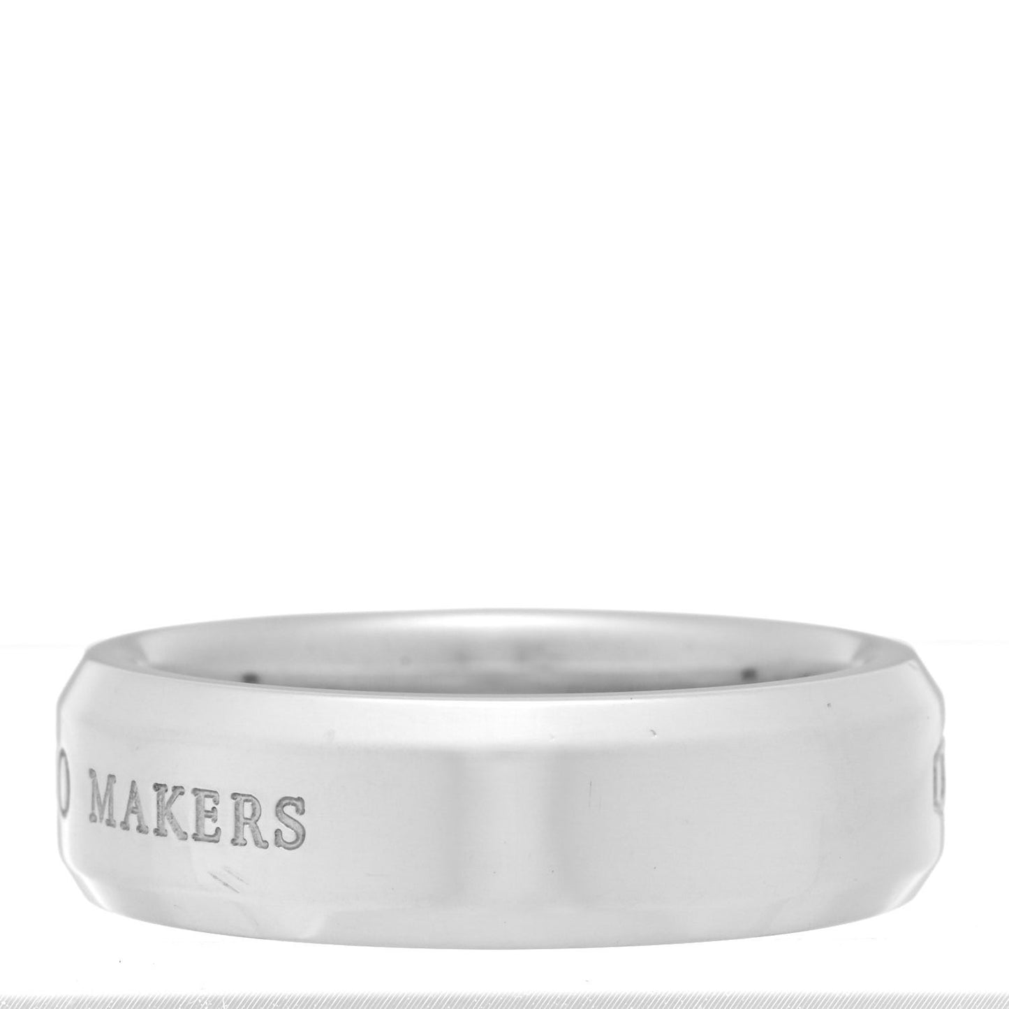 Sterling Silver 1837 Makers Medium Slice Ring 61 9.75