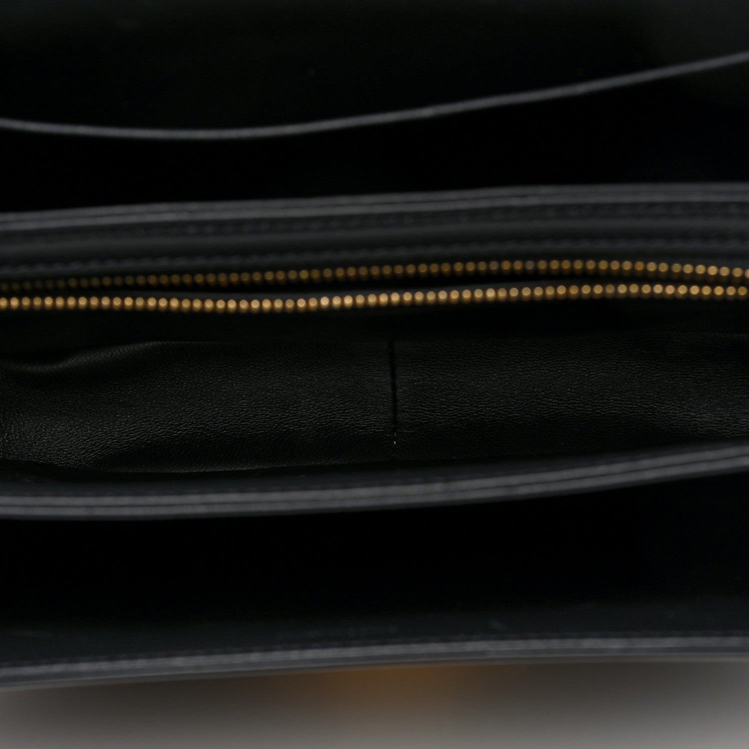 Celine Shiny Calfskin Medium Triomphe Black 5 of 9
