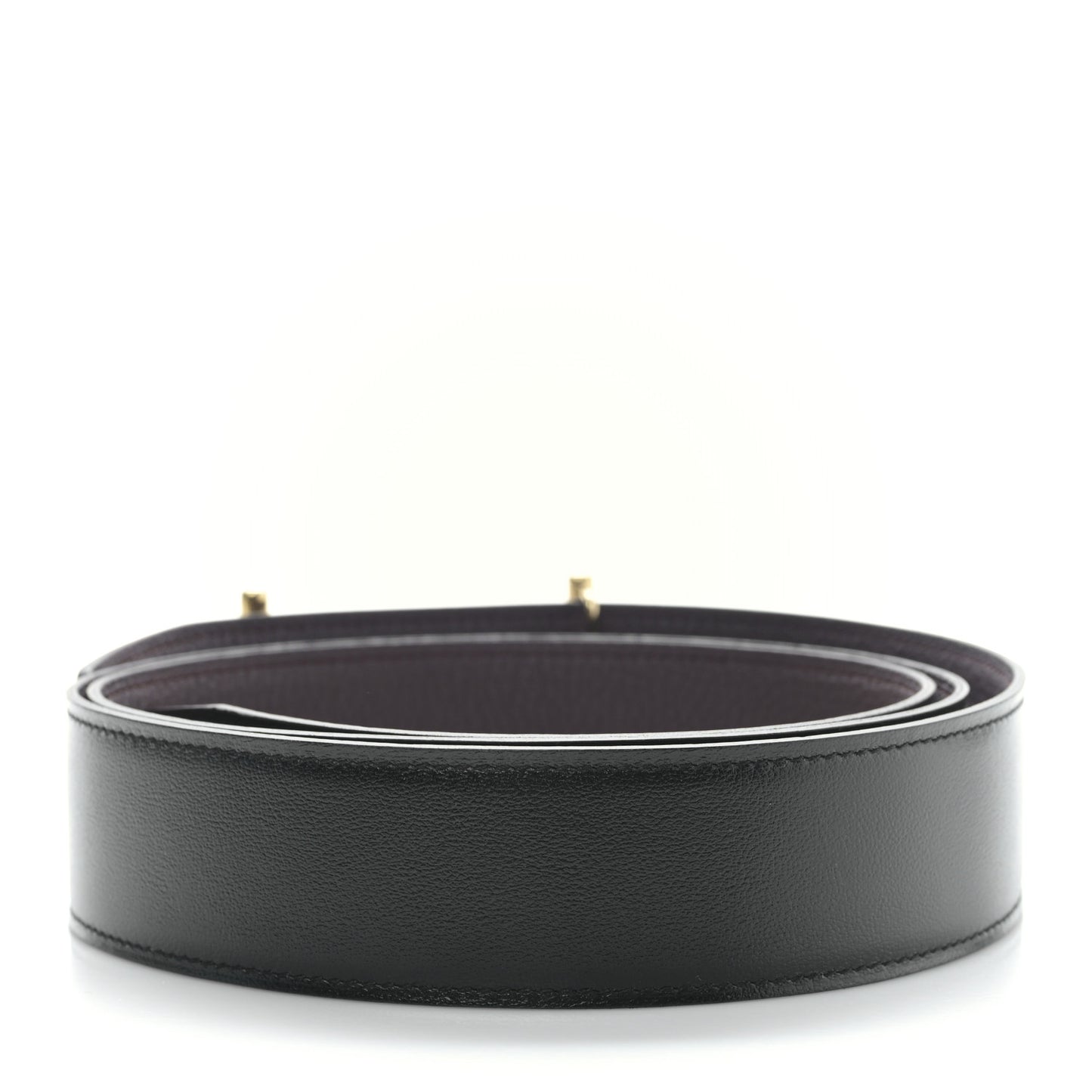 Box 135 Togo 38mm Jumbo Belt 115 46 Black Chocolate