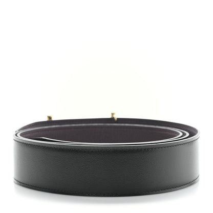 Hermes Box 135 Togo 38mm Jumbo Belt 115 46 Black Chocolate 2 of 4