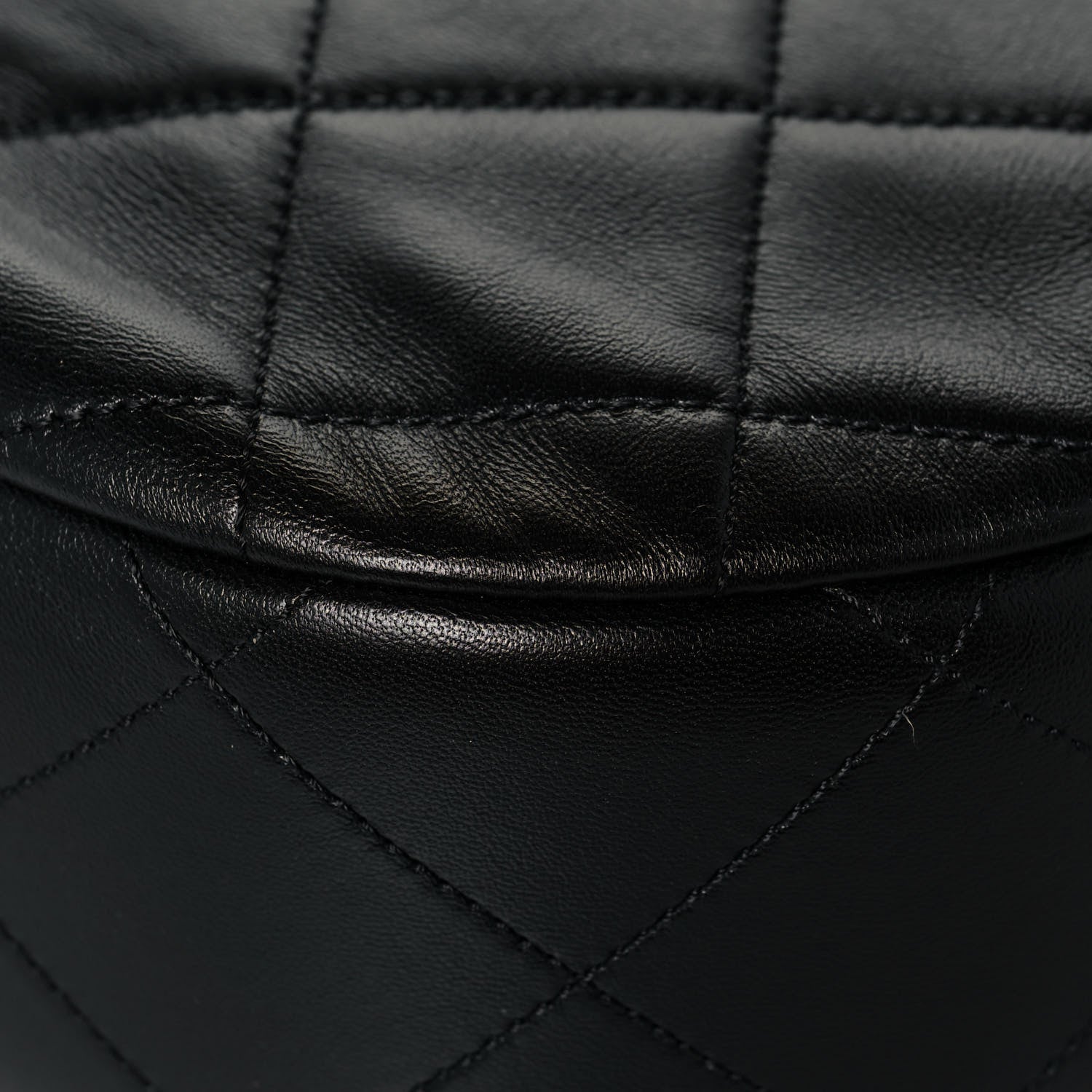 Chanel Lambskin Quilted Hobo Black 12 of 12
