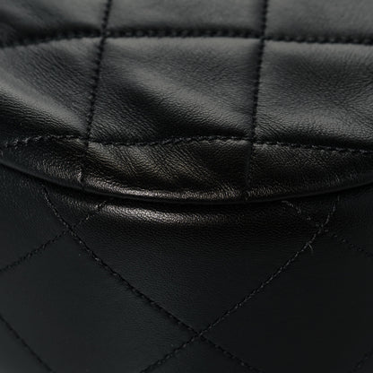 Chanel Lambskin Quilted Hobo Black 12 of 12