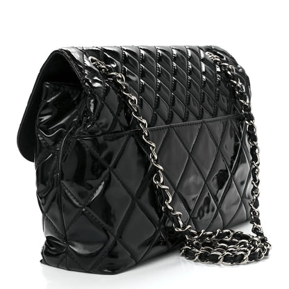 Chanel Vinyl Quilted In The Business Flap Bag Black 2 of 12