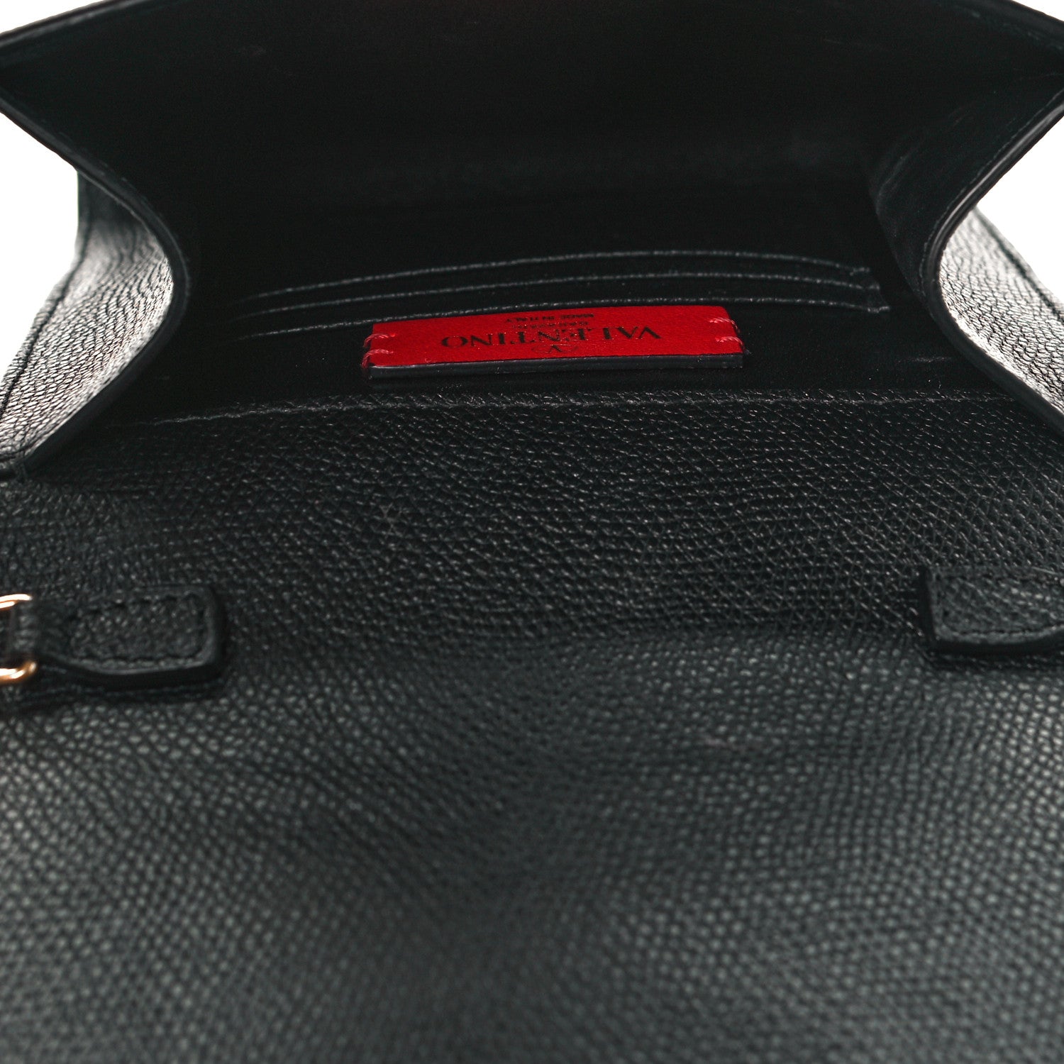 Valentino Garavani Calfskin VLogo Crossbody Bag Black 5 of 10