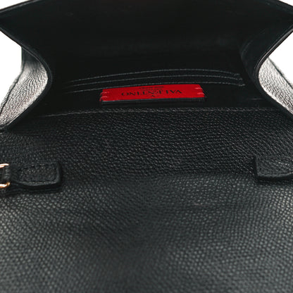 Valentino Garavani Calfskin VLogo Crossbody Bag Black 5 of 10