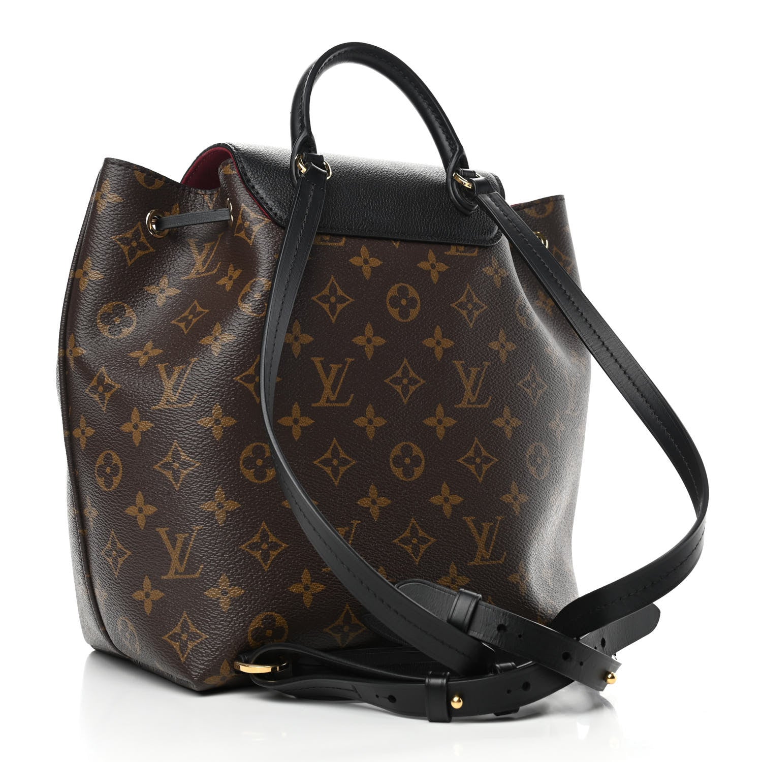 Louis Vuitton Monogram Montsouris PM Black 3 of 10