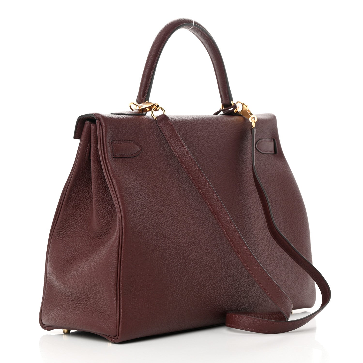 Hermes Togo Kelly Retourne 35 Rouge H 2 of 11