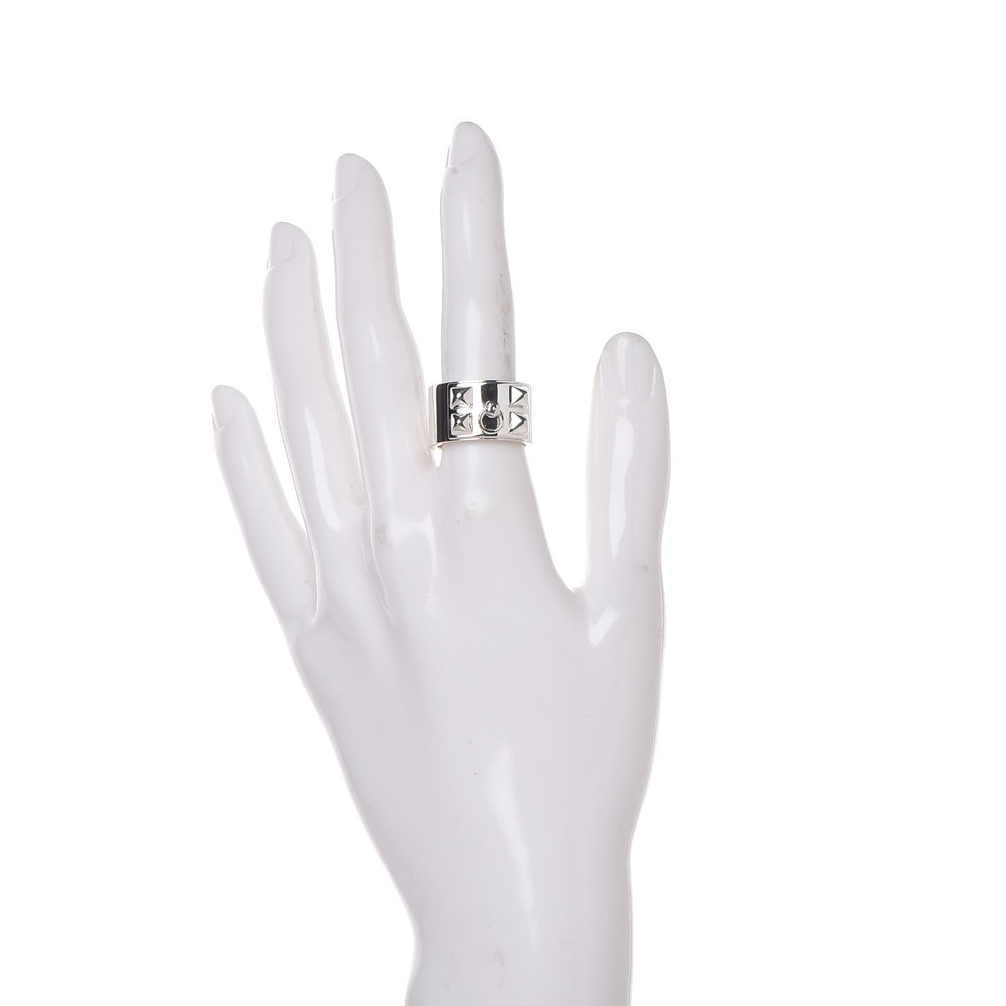 Sterling Silver Collier De Chien CDC Ring 53 6.25