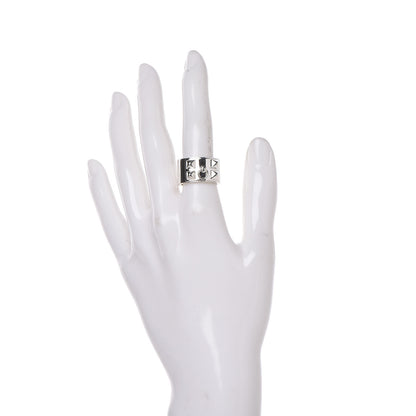 Hermes Sterling Silver Collier De Chien CDC Ring 53 6.25 2 of 4