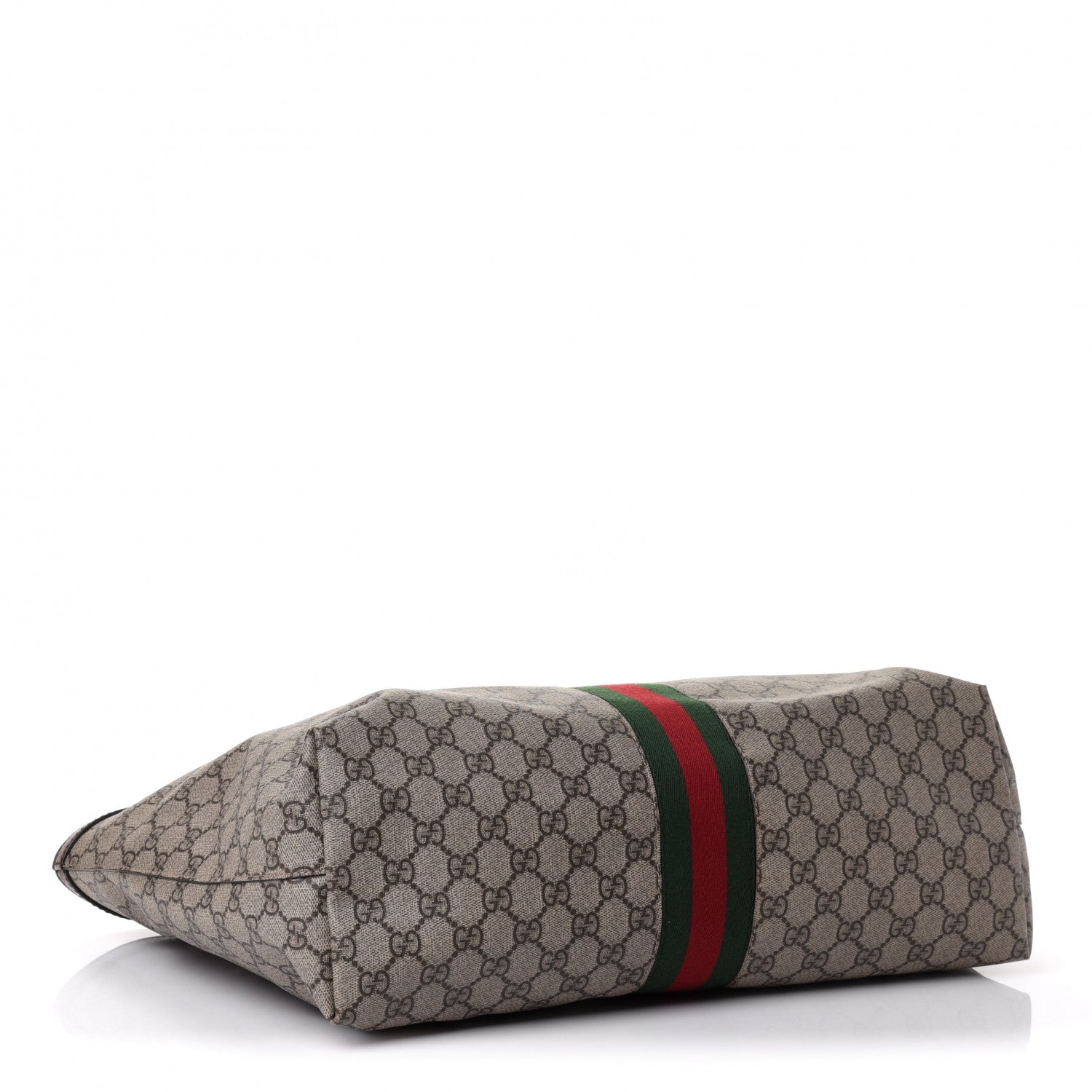Gucci GG Supreme Monogram Medium Ophidia Shopping Tote Brown 3 of 4
