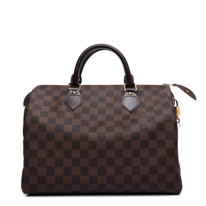 Louis Vuitton Damier Ebene Speedy 30 1 of 11