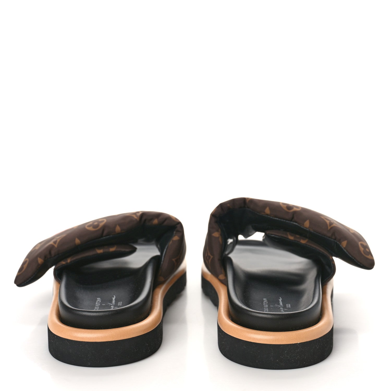 Louis Vuitton LV X YK Nylon Monogram Pumpkins Pool Pillow Comfort Mule 40 5 of 9
