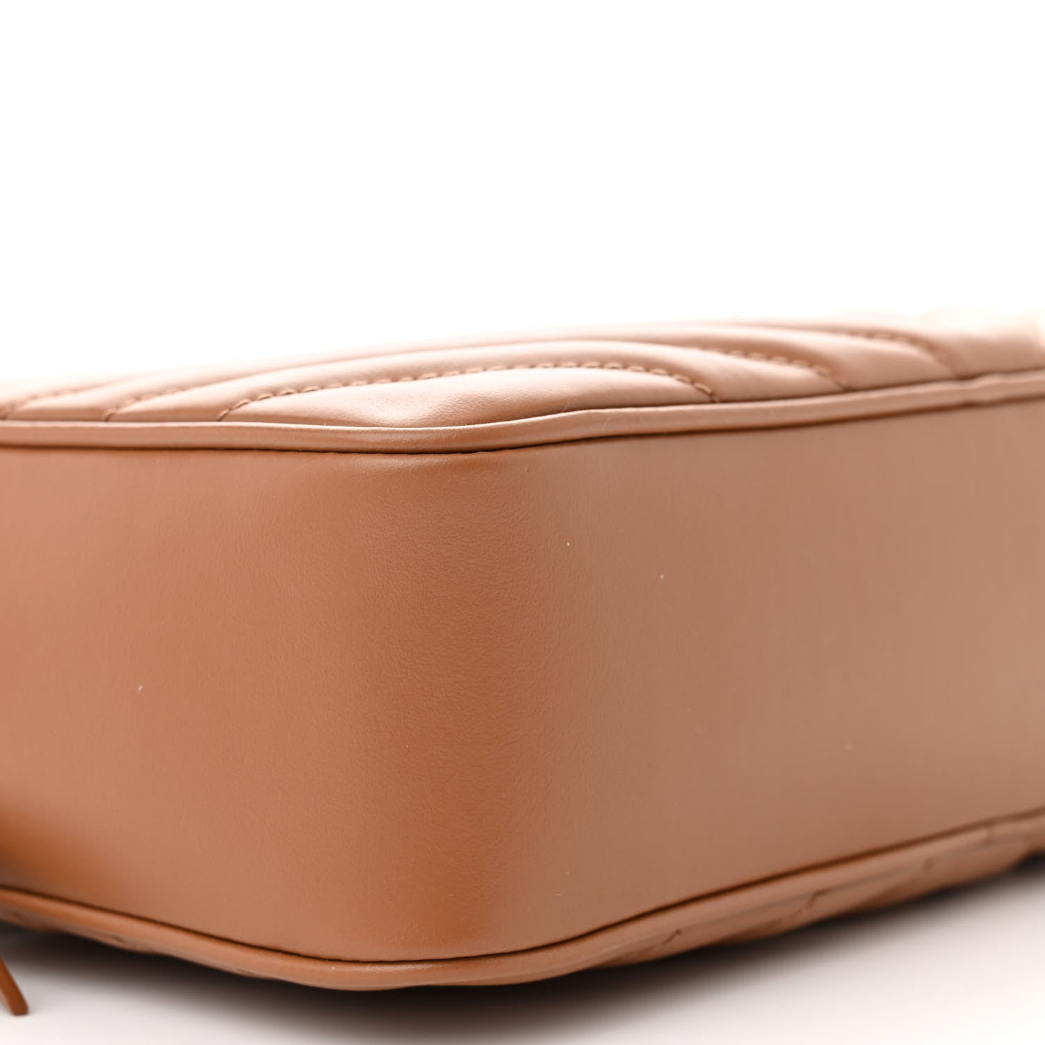 Saint Laurent Calfskin Matelasse Monogram Lou Camera Bag Cinnamon 9 of 11