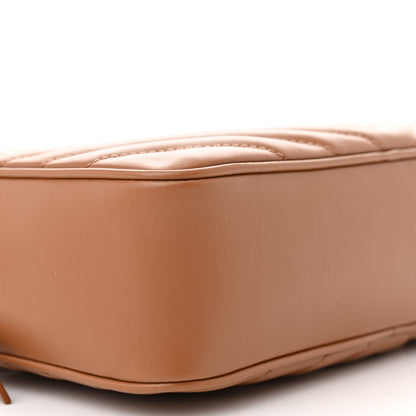 Saint Laurent Calfskin Matelasse Monogram Lou Camera Bag Cinnamon 9 of 11