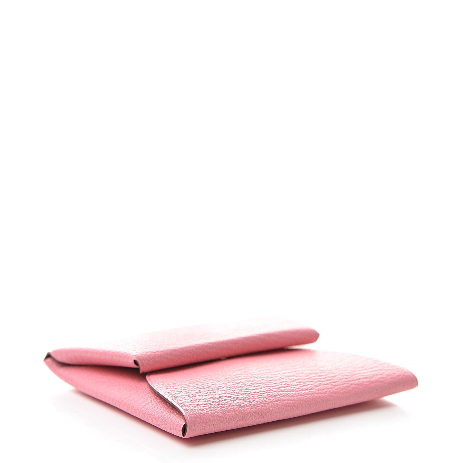 Hermes Chevre Mysore Verso Bastia Coin Purse Rose Confetti Brique 4 of 8