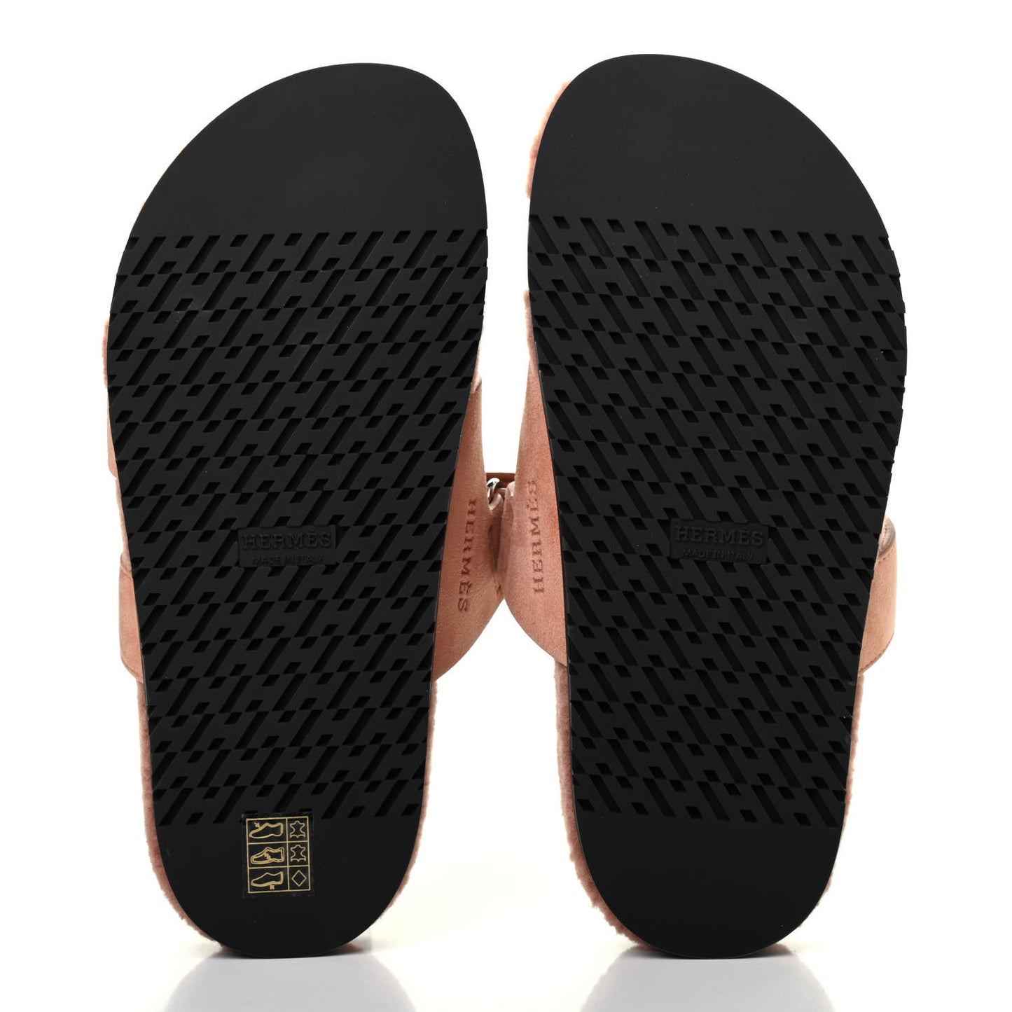 Suede Goatskin Woolskin Womens Chypre Sandals 38 Rose Aube