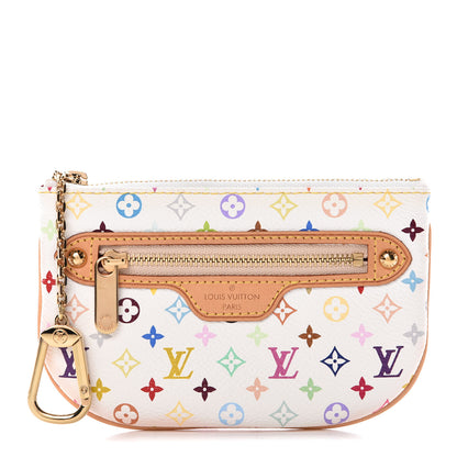 Louis Vuitton Monogram Multicolor Pochette Plate MM White 1 of 7