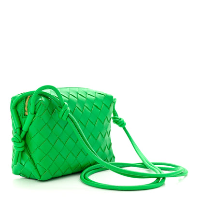 Bottega Veneta Nappa Intrecciato Mini Loop Camera Bag Parakeet 3 of 9