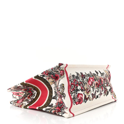 Christian Dior Canvas Embroidered Medium Butterfly Print Book Tote Multicolor 4 of 14