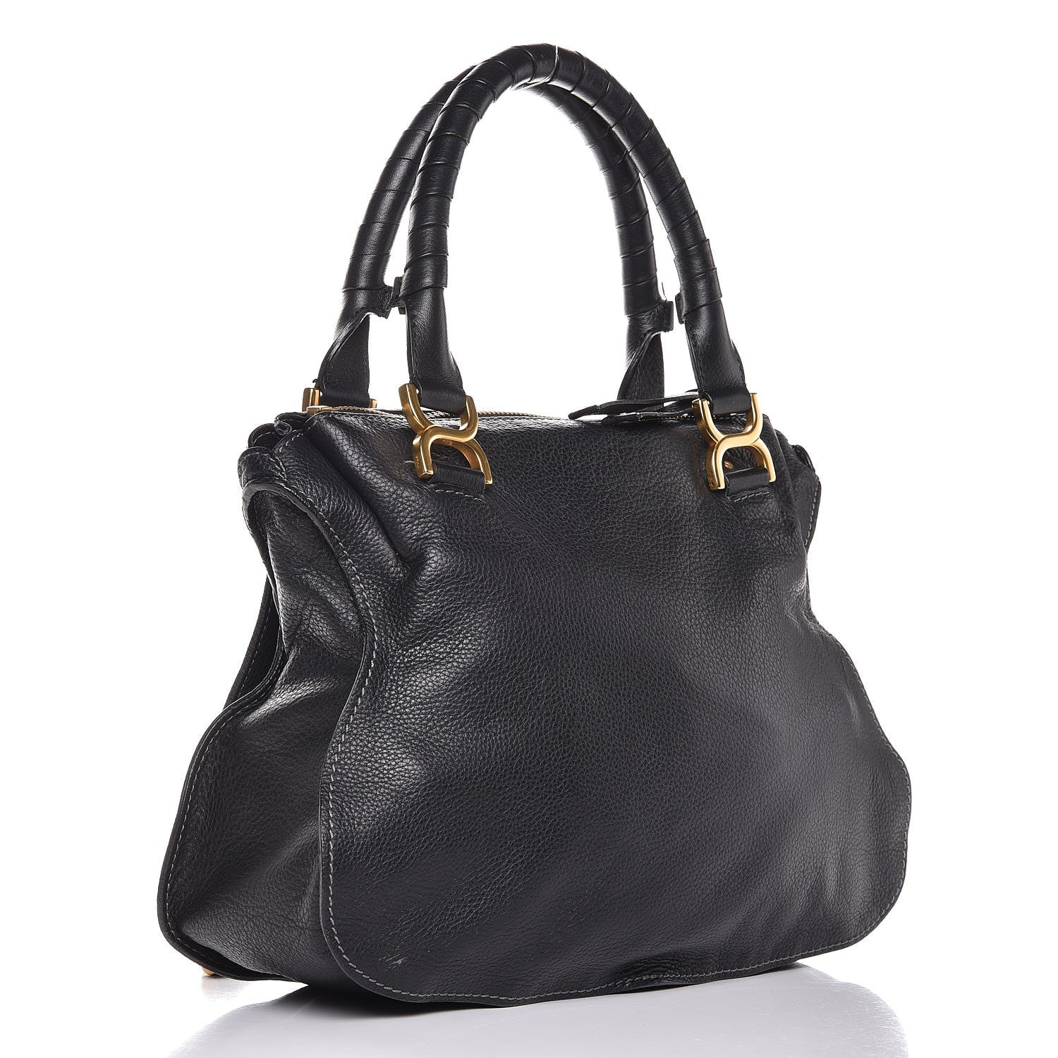 Chloe Calfskin Medium Marcie Satchel Black 3 of 21