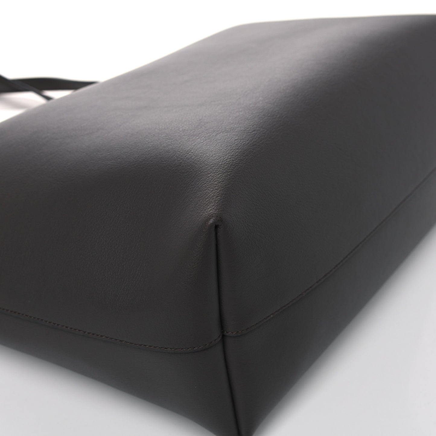 Calfskin Large Shopping Tote Pebble