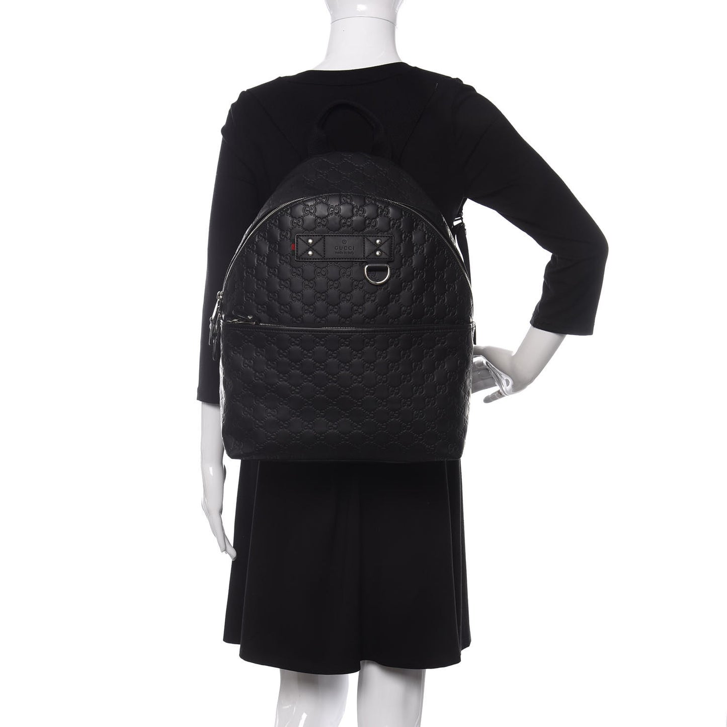 Guccissima Classic Backpack Black