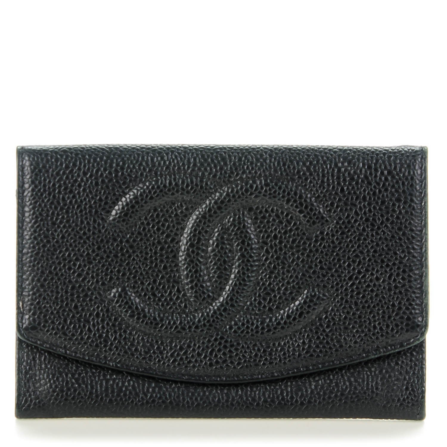 Chanel Caviar Timeless CC Wallet Black 1 of 8
