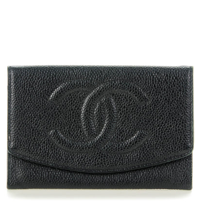 Chanel Caviar Timeless CC Wallet Black 1 of 8