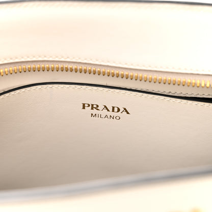 Prada Saffiano City Calfskin Esplanade Crossbody Bag White 6 of 11