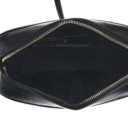Saint Laurent Calfskin Matelasse Monogram Lou Camera Bag Black 5 of 9