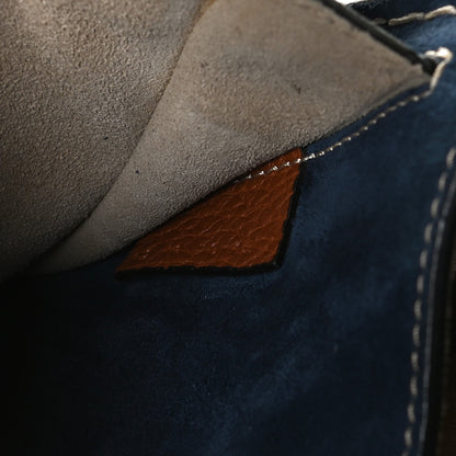 Chloe Calfskin Suede Small Jodie Camera Bag Navy 7 of 13