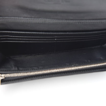Christian Dior Lambskin Cannage Lady Dior Rendezvous Wallet On Chain Black 4 of 10