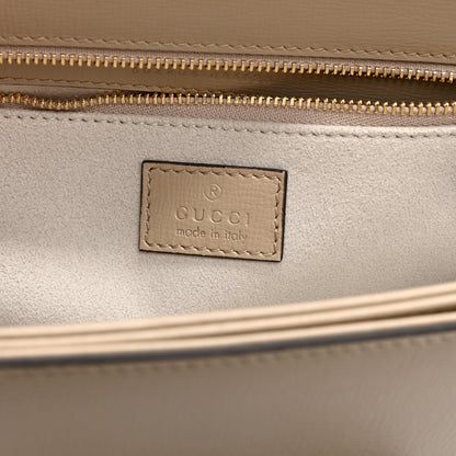 Gucci Azalea Calfskin Horsebit 1955 Shoulder Bag  Oatmeal 6 of 11
